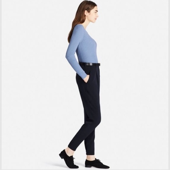 Navy Blue Uniqlo Jogger Trousers - Picture 2 of 8